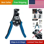 11063W Wire Cutter/stripper, Heavy Duty Automatic Tool For 8-20 Awg Solid And.... Fixed Price $58.73.