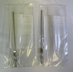 Pair Of Integra Jarit 285-476 Frazier Suction Tube W/ Hole Straight 9" X 12FR. Fixed Price $55.00.