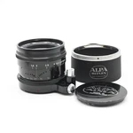Kern-macro-switar 50MM F1.8 Lens For Alpa (all Black) W/hood, Cap #789. Fixed Price $901.60.
