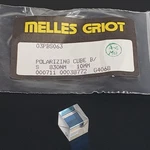Melles Griot 03PBS063 Polarizing Beamsplitter Cube B/s 830NM 10MM. Fixed Price $301.99.
