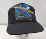 Vintage F-16 Fighting Falcon Snapback Hat Cap United States Air Force Navy Black. Fixed Price $9.00.