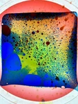 New Square Convex Liquid Light Show Or Clock Glass, 3/8" Sq., 3/4" Rise. Fixed Price $15.99.