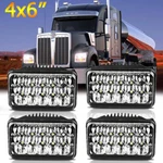 Dot Black 4X6" 300W For Kenworth Peterbilt Rectangular Headlights 379 378 357. Fixed Price $44.67.