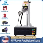 Scotle Raycus 50W Portable Fiber Laser Marking Machine Metal Desktop Engraving. Fixed Price $1999.00.