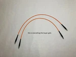 Two 600UM Optical Fiber Cables That Fit Ocean Optics Spectrometers & Many Others. Fixed Price $99.99.