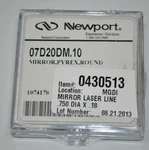 Newport 07D20DM.10 - Round Pyrex Laser Line Dielectric Mirror 0.75" .18. Fixed Price $49.99.