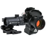 AT3 Magnified Red Dot Sight With Laser Kit Leos + 4XRDM. Fixed Price $250.99.
