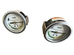 Lot Of 3 Harvey Mdt Pressure Relief Gauges Dental. Fixed Price $40.00.