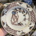 1750, English Bristol Delft Polychrome Chinese Style Ceramic Plate-thomas Cantle. Fixed Price $350.00.
