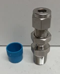 New No Box! Swagelok 1/4" Tube Od Mnpt Bulkhead Connector SS-400-11-4. Fixed Price $24.95.