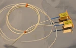 Lot Of 2 Mitsubishi Fiber Coupled Laser Diode Gold Plated Case Vintage 1990. Fixed Price $98.00.