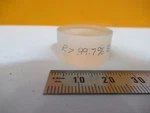 Optical Flat Coated Uv Lens 377-379 Nm Pro Laser Optics Pictured P3-A-108. Fixed Price $39.00.