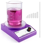 Hycc Magnetic Stirrer With 7PCS Bar Set And Retriever, Purple. Fixed Price $52.62.