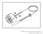 Pelton & Crane Temperature Gauge, Ocm Ocr, Rpi PCG050. Fixed Price $183.06.
