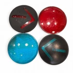 Lot Of 4 Lexalite Standard Arrow & Color Lenses, Traffic Signal Light Covers. Fixed Price $63.20.