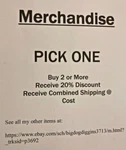 Electronics - Consumer Small Misc Items, Manuals, Parts Pick One. Fixed Price $19.95.