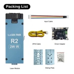 Optical Power 1W/2W 1064NM Infrared Laser Module For Metal Plastic Engraving Diy. Fixed Price $369.00.
