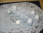 Ten (10) Chemglass CG-2077-H-32 Teflon Insert/bushings, 25.4MM Stirrer Bearings. Fixed Price $59.95.