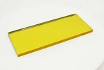 Dichroic Glass Beamsplitter Filter Rb 7" X 3" .25" Yellow. Fixed Price $17.99.