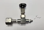 Swagelok Whitey Stainless Steel Needle Valve With Cga 330 5000PSIG 1/8". Fixed Price $67.00.