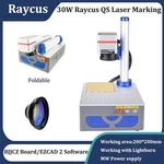 30W Raycus Qs Fiber Laser Marking Machine Rotary Axis Metal EZCAD2 Bjjcz. Fixed Price $1399.00.