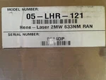 Melles Griot 05-LHR-121 Hene Laser 2MW 633NM Ran. Fixed Price $1499.00.