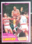 Johnson 1981-82 Topps Basketball #21 Los Angeles Lakers Magic's 2ND Year. Fixed Price $38.99.