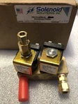 Solenoid Solutions F24616 Brass Valve Block 108VDC 14W 1/8 7/32 Orif 40PSI 0716. Fixed Price $779.99.