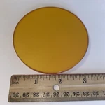 Laser Window 3 1/2 Diameter Ar Coated Both Sides 10.6 Microns. Fixed Price $500.00.