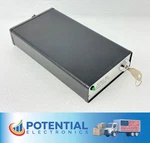 Pre Owned Voltex / S-28-00 Hene Laser Power Supply Black With Key. Fixed Price $119.99.