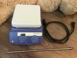 Ika C-mag Hs 7 S001 Magnetic Stirrer Ceramic Hot Plate W/ 16 Support Rod. Fixed Price $300.00.