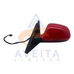 Audi A4 Avant B8 2008 Red LY3J Powerfold Door Mirror Left Side 8K2857409F. Fixed Price $108.68.