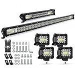 Led Light Bar Kit For Truck 32 IN+12 Double Row 12V 24V .... Fixed Price $164.04.