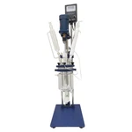 1L Glass Reactor Chemical Lab Jacketed Vessel Digital Display Double-lay. Fixed Price $843.90.