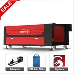 Omtech 24X40 100W CO2 Laser Engraver Marker Cutter With Rotary Lightburn Chiller. Fixed Price $3899.99.