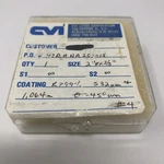 New Cvi Laser Window 2"DIA X 3/8"THK F=inf Coated R799% 532NM 1.064M. Fixed Price $137.50.