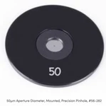 Edmund Optics 56282 - 150 Aperture Diameter, Mounted, Precision Pinhole. Fixed Price $35.00.