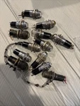F2 Vintage White Clear Faceted Jewel Glass Lens Panel Indicator Light. Fixed Price $5.99.