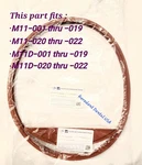 Midmark M11 Ritter Door Gasket With Dam Rpi# MIG028 Oem 053-0527-00 MIG036. Fixed Price $87.40.