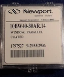 Newport 10BW40-30AR.14 Optical Window, Parallel, 25.4 Mm, /20, 430-700 Nm. Fixed Price $45.00.
