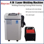 1500W Raycus 4 Laser Welder Welding Cutting Cleaning Machine Handheld. Fixed Price $2899.00.