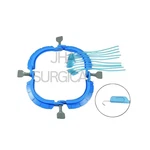 Lone Star Veterinary Retractor With 10 Elastic Stay Rings Resuable Blue. Fixed Price $90.99.