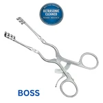 Boss 18-3075 Weitlaner Retractor, 3X4 Sharp Prongs, Hinged Arms, 6-3/8". Fixed Price $44.99.