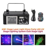 6IN1 Stage Laser Disco Party Led Uv Lighting System Club. Fixed Price $75.28.