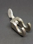 Fisher Castaloy Flexaframe Hook Rod Clamp With Angled Thumb Screw Can't Slip. Fixed Price $12.99.