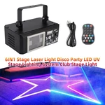 6IN1 Stage Laser Disco Party Led Uv Lighting System Club. Fixed Price $75.81.