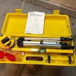 6PC Micro-line Precision Laser Level Kit With Tripod Made By Michigan Industrial. Fixed Price $20.00.