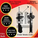 Gm Genuine Oem Front Struts W/ Sway Bar For 2018-2023 Chevy Traverse. Fixed Price $331.66.