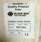 Black Box SW135A Intelligent Printer Switch. New! Old Stock!. Fixed Price $40.50.