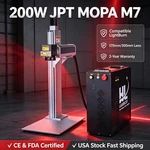 Jpt Mopa M7 200W Fiber Laser Marking Engraver Machine With 800MM Lifting Column. Fixed Price $4359.00.